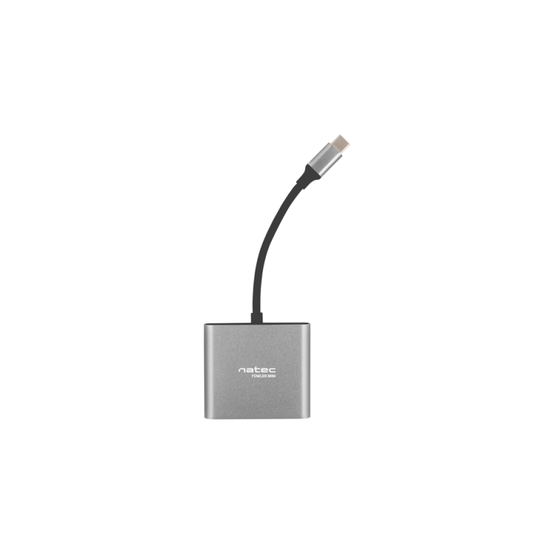 ADAPTADOR NATEC MULTIPUERTO USB-C A USB 3-0 HDMI 4K ADAPTADOR NATEC MULTIPUERTO USB-C A USB 3-0 HDMI 4K