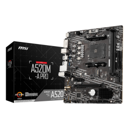 PLACA BASE MSI A520M-A PRO AM4 MATX 2XDDR4