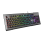 TECLADO GAMING GENESIS RHOD 500 PT USB RETROILUMINADO MECANICO ALUMINIO