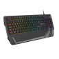 TECLADO GAMING GENESIS RHOD 350 USB RETROILUMINADO MEMBRANA NEGRO