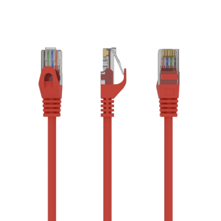 CABLE RED GEMBIRD UTP CAT6 0,25M ROJO