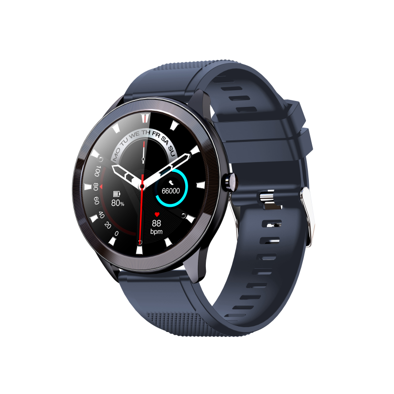 SMARTWATCH LEOTEC 1,28" MULTISPORT WAVE AZUL PANTALLA REDONDA