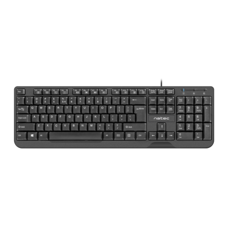 TECLADO NATEC TROUT SLIM USB NEGRO