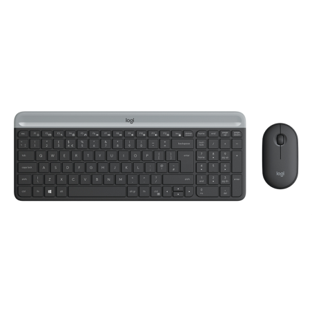 Teclado y Ratón Inalámbricos Logitech Slim Combo MK470