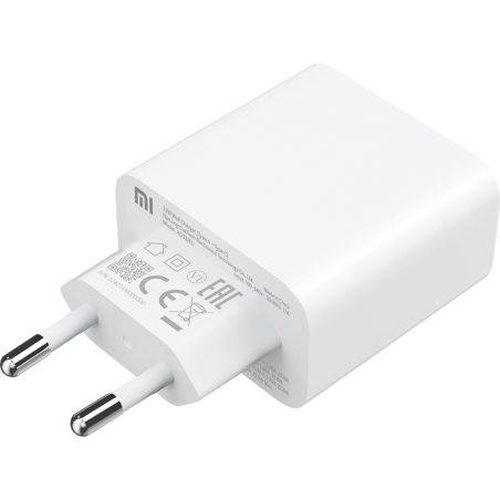 Cargador de Pared Xiaomi Mi 33W Wall Charger- 1xUSB Tipo-C- 1xUSB- 33W