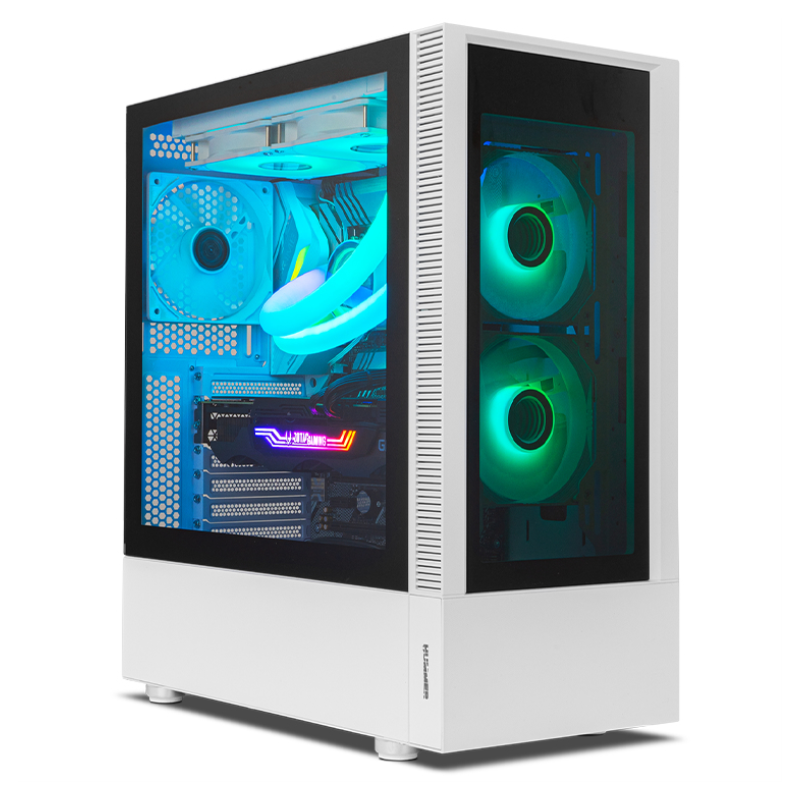 CAJA NOX Semitorre ARGB ATX Nox Hummer Nemesis Blanca CAJA NOX Semitorre ARGB ATX Nox Hummer Nemesis Blanca