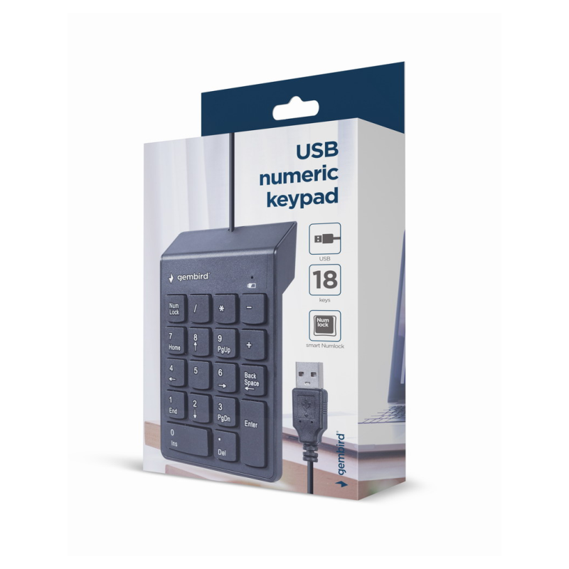 TECLADO NUMERICO GEMBIRD USB NEGRO TECLADO NUMERICO GEMBIRD USB NEGRO