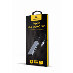 HUB USB TIPO C DE 4 PUERTOS 1 X USB 3-1 Y 3 X USB 2-0