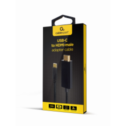 ADAPTADOR USB-C A HDMI-MACHO 4K 60HZ 2 M NEGRO
