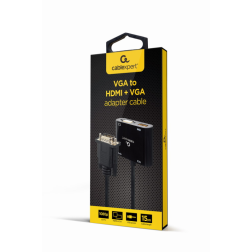 CABLE ADAPTADOR VGA A HDMI VGA 0 15 M NEGRO
