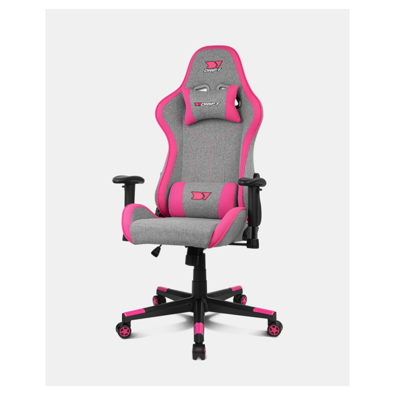SILLA GAMING DRIFT DR90 PRO GRIS-ROSA