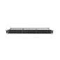 PATCH PANEL LANBERG 48 PUERTOS 1U 19? CAT-6 NEGRO