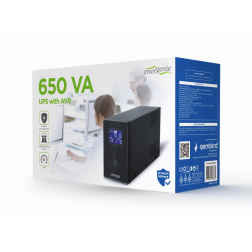 UPS GEMBIRD CON PANTALLA LCD 650 VA NEGRO