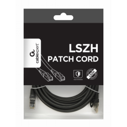 CABLE RED S-FTP GEMBIRD CAT 6A LSZH NEGRO 5M