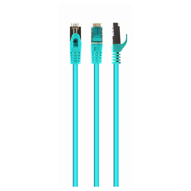 CABLE RED S-FTP GEMBIRD  CAT 6A LSZH VERDE 1 M