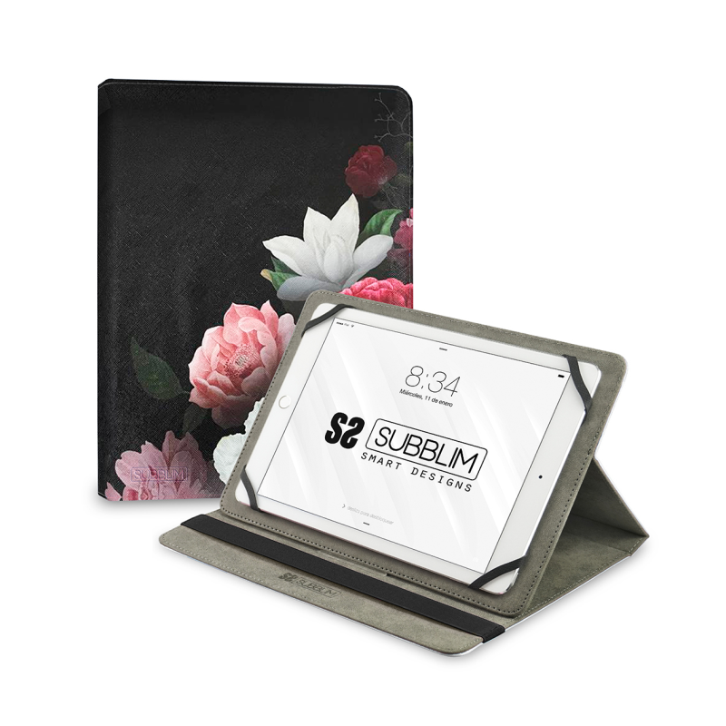 FUNDA TABLET SUBBLIM TRENDY CASE ROSAS 11" FUNDA TABLET SUBBLIM TRENDY CASE ROSAS 11"