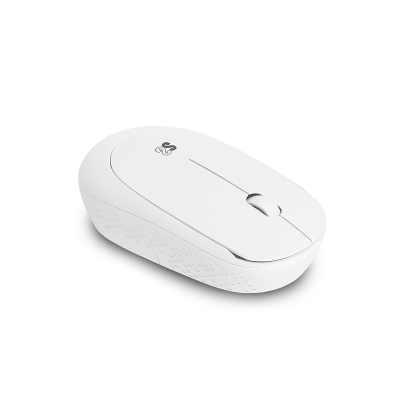Ratón Inalámbrico Subblim Business Plus Silencioso- Hasta 1200 DPI- Blanco
