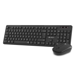 COMBO TECLADO RATON SUBBLIM BUSINESS SLIM SILENCIOSO RF INALAMBRICO NEGRO