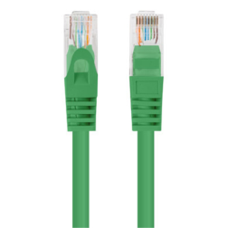 CABLE RED LANBERG LATIGUILLO CAT-6 UTP 7-5M VERDE FLUKE PASSED
