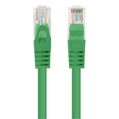 CABLE RED LANBERG LATIGUILLO CAT-6 UTP 7-5M VERDE FLUKE PASSED