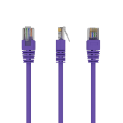 CABLE RED CAT5E GEMBIRD UTP VIOLETA 1M