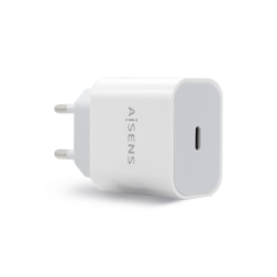 CARGADOR USB-C AISENS PD3-0 1 PUERTO 1xUSB-C 20W BLANCO