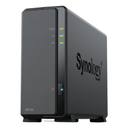 NAS SYNOLOGY DS124 1 BAHIA ETHERNET J4125 NEGRO