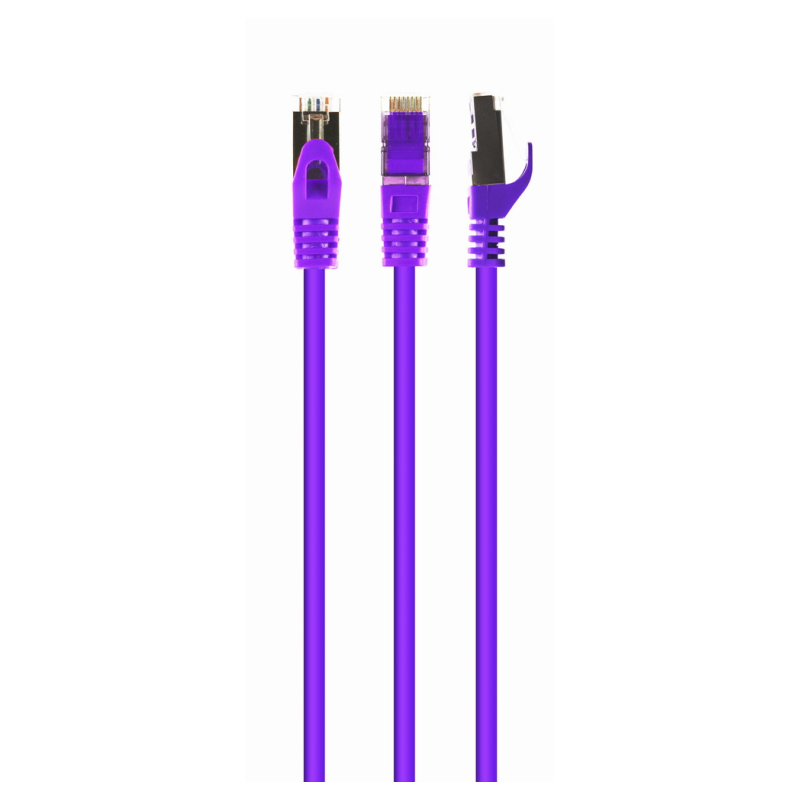 CABLE RED S-FTP GEMBIRD CAT 6A LSZH VIOLETA 1 M