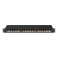PATCH PANEL 24 PORT 1U 19" CAT-6A FTP BLACK LANBERG