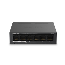 SWITCH MERCUSYS MS106LP 6 PUERTOS 10-100MBPS Y 4 PUERTOS POE+