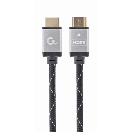 CABLE TRENZADO HDMI 2-0 4K 60HZ GEMBIRD SELECT PLUS SERIES CON ETHERNET 5M NEGRO