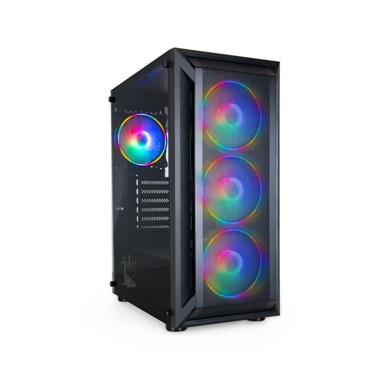 CAJA SEMITORRE GAMING TQGCC101-B "RAGNÄROK" NEGRA CAJA SEMITORRE GAMING TQGCC101-B "RAGNÄROK" NEGRA