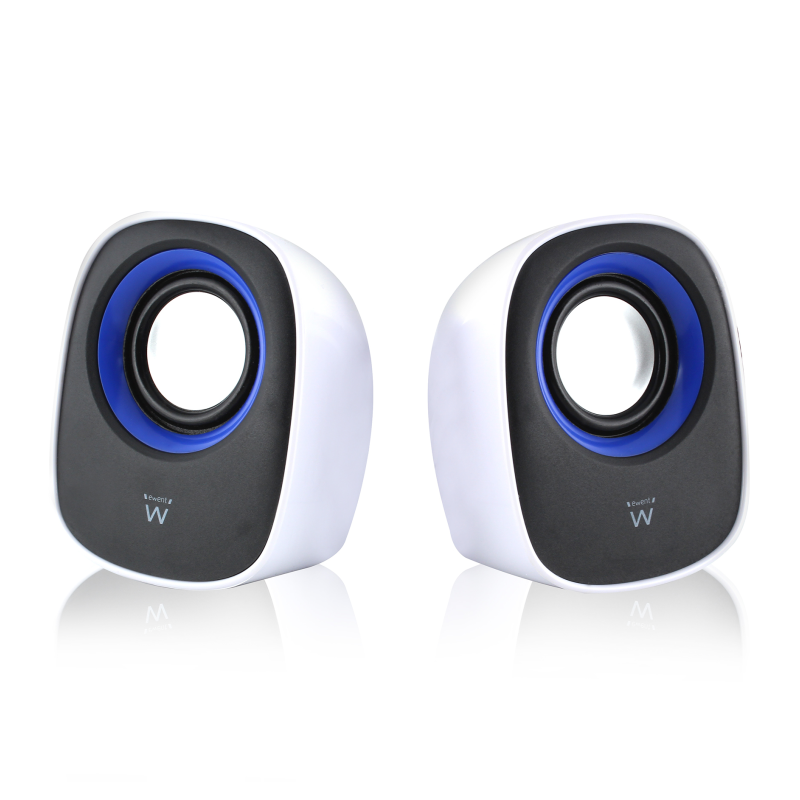 ALTAVOCES EWENT EW3513 2-0 5W RMS USB BLANCO-NEGRO