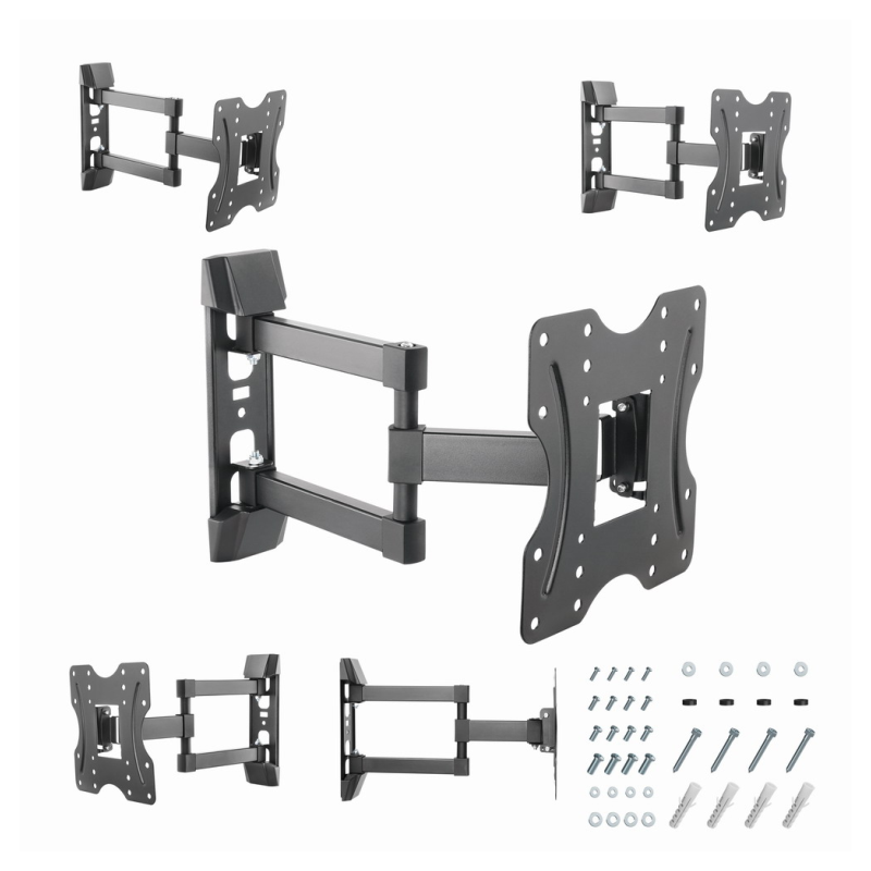 SOPORTE DE PARED GEMBIRD PARA TV DE MOVIMIENTO COMPLETO 23-42 PULGADAS