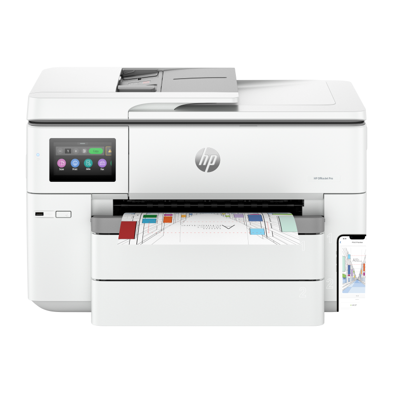 Multifunción A3 HP Officejet Pro 9730E WiFi- Dúplex- ADF- Blanca