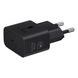 CARGADOR SAMSUNG USB-C 25W GAN NEGRO SIN CABLE EP-T2510NBEGWW