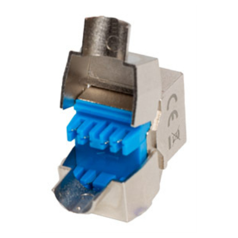 CONECTOR KEYSTONE LANBERG CAT-8-1 FTP RJ45 TOLLESS CONECTOR KEYSTONE LANBERG CAT-8-1 FTP RJ45 TOLLESS
