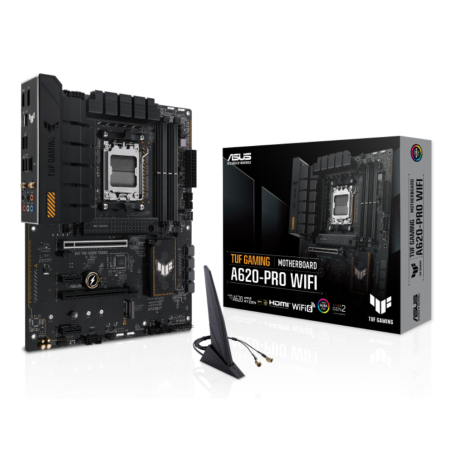 PLACA BASE ASUS TUF GAMING A620M-PRO WIFI AM5 MATX 4XDDR5