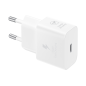 CARGADOR SAMSUNGEP-T2510 USB-C 25W GAN BLANCO SIN CABLE