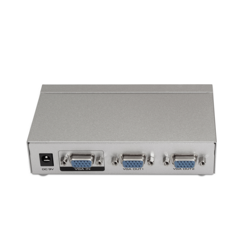 DUPLICADOR AISENS SVGA PARA 2 MONITORES CON ALIMENTACION