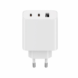 CARGADOR DE PARED XIAOMI 2XUSB-C 1USB-A 67W + CABLE WHITE