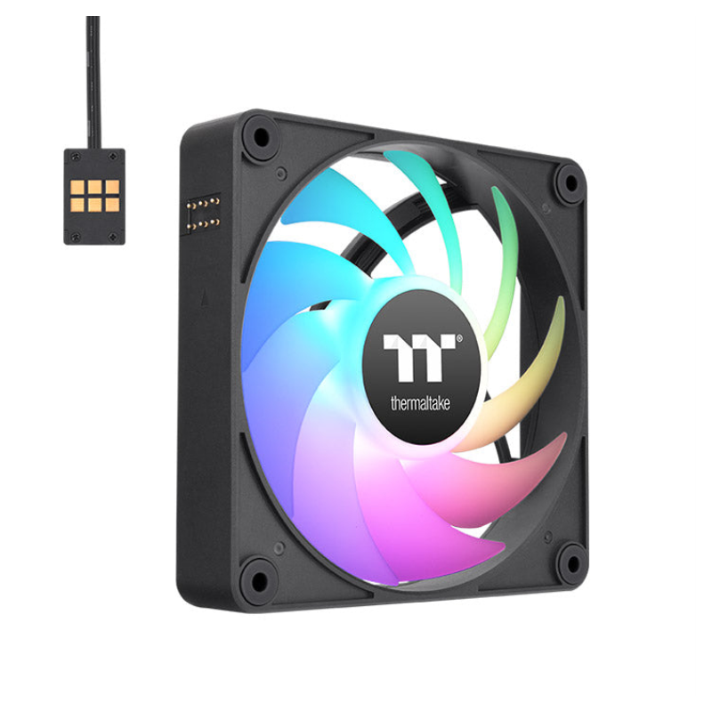 VENTILADOR MAGNETICO DE CAJA THERMALTAKE CT140 EX ARGB 3XVENT NEGRO
