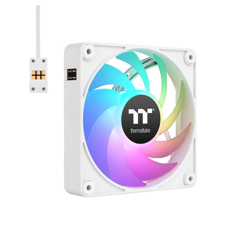VENTILADOR MAGNETICO DE CAJA THERMALTAKE CT140 EX ARGB 3XVENT BLANCO