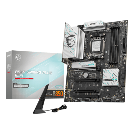 PLACA BASE MSI B850 GAMING PLUS WIFI PCI-E x16 Gen5, M-2 Gen5