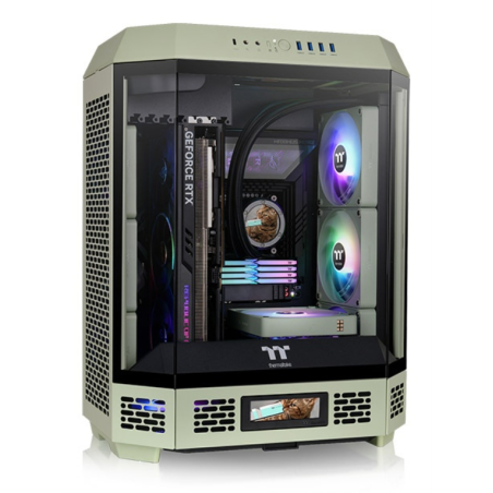 CAJA THERMALTAKE THE TOWER T600 ATX 2XUSB 3-0 SIN FUENTE VERDE MATCHA