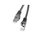 CABLE RED LANBERG LATIGUILLO CAT-6 FTP 5M NEGRO FLUKE PASSED