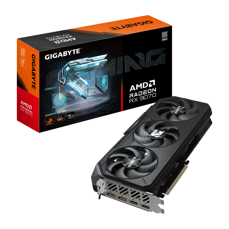 TARJETA GRAFICA GIGABYTE RADEON RX 9070 GAMING OC 16G TARJETA GRAFICA GIGABYTE RADEON RX 9070 GAMING OC 16G
