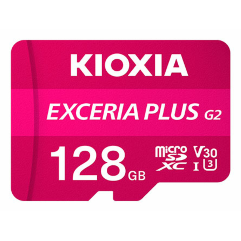 MICRO SD KIOXIA 128GB EXCERIA PLUS G2 UHS-I C10 CON ADAPTADOR