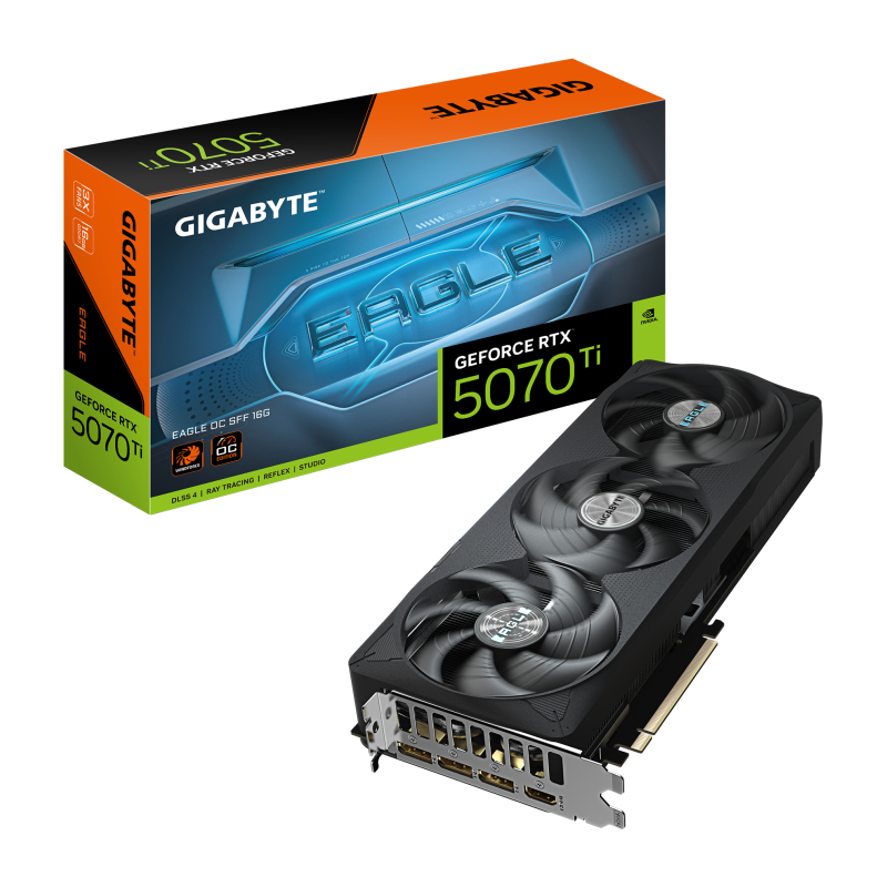 TARJETA GRAFICA GIGABYTE RTX 5070TI EAGLE OC SFF 16GB TARJETA GRAFICA GIGABYTE RTX 5070TI EAGLE OC SFF 16GB