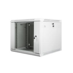 ARMARIO LANBERG MURAL 9U 600X600 RACK 19 FLAT PACK V2 PUERTA CRISTAL GRIS